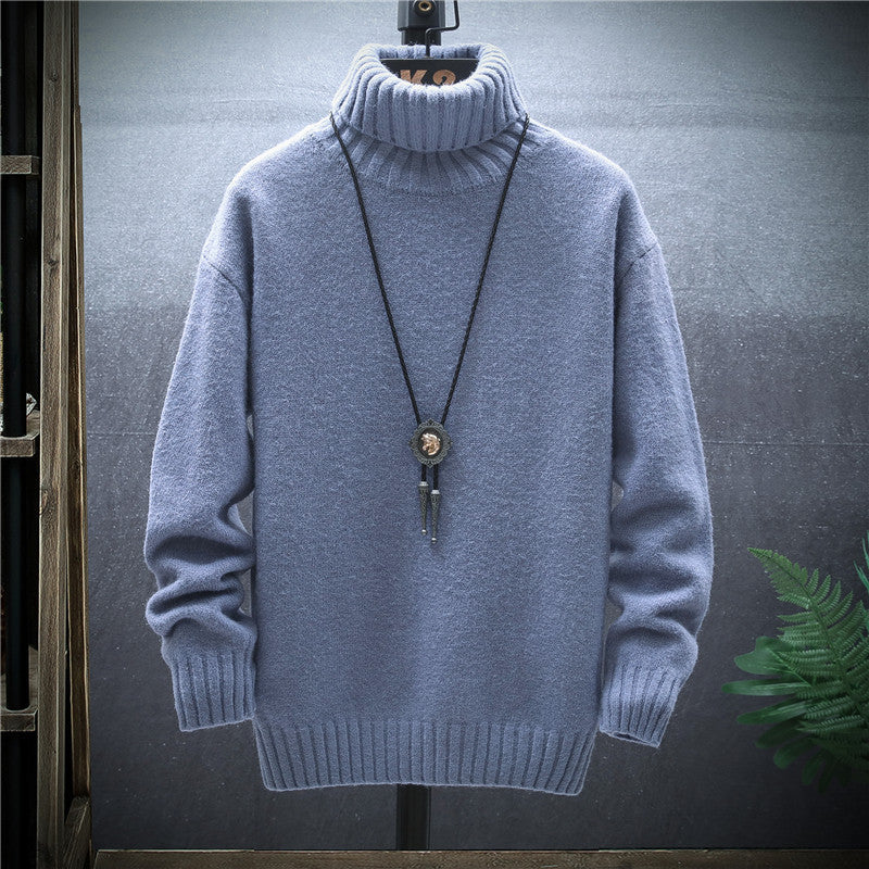 Velvet-Lined Crewneck Sweater