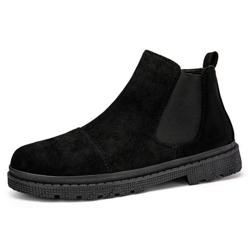 Slip-On Retro High-Top Boots
