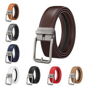 Men's Hollow Auto-Buckle Leather Belt