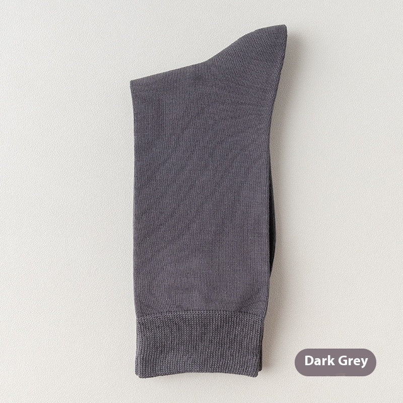 Cotton Mid-Calf Business Socks
