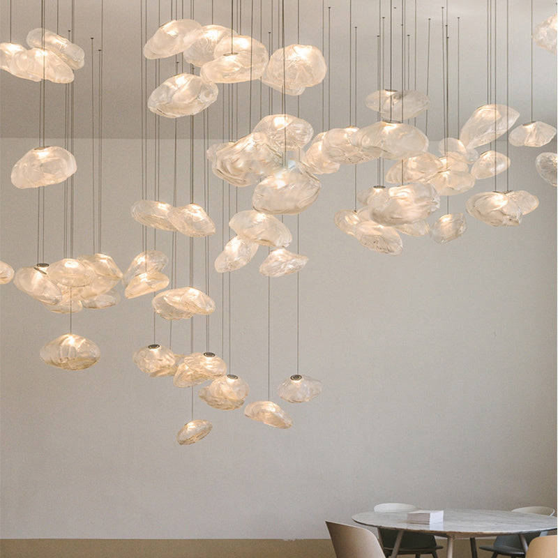 Postmodern Glass Decorative Chandelier
