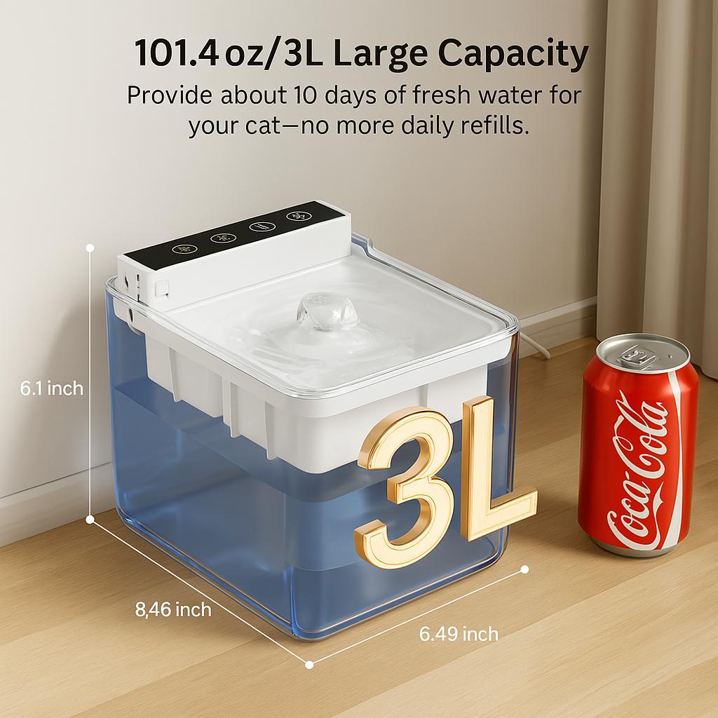 Automatic Sensing Pet Water Fountain