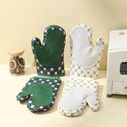 Heat-Resistant Cotton Oven Mitts