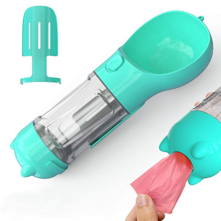 3-in-1 Travel Dog Water Bottle & Treat Dispenser