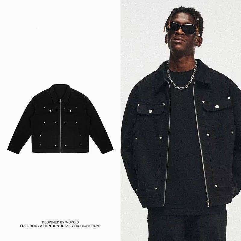 Men's Retro Washed Denim Jacket
