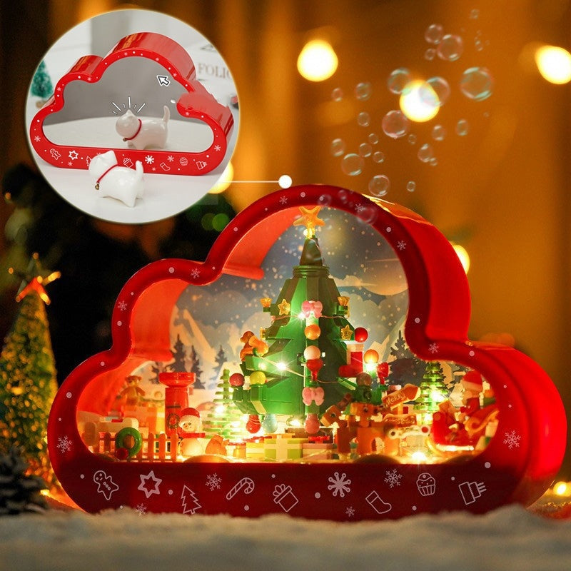 LED Cloud Lamp Building Block Toy