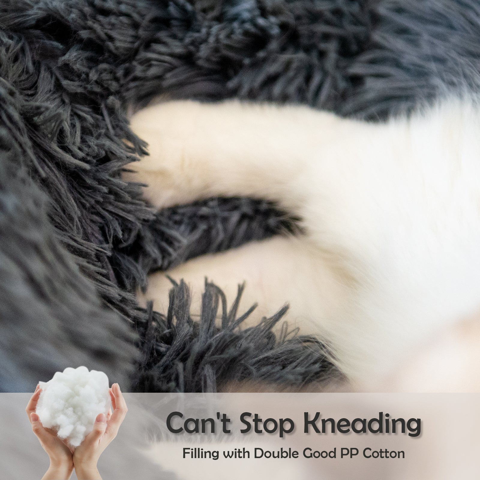 Plush Donut Calming Pet Bed