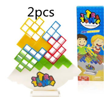 Family Tower Block Stacking Game