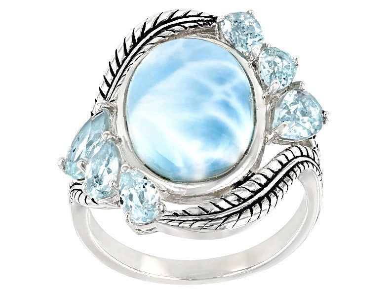 Vintage Shell Statement Ring