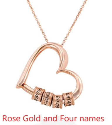 Personalized Heart Name Necklace