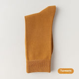 Mid-calf Spring And Autumn Pure Cotton Business Men Socks