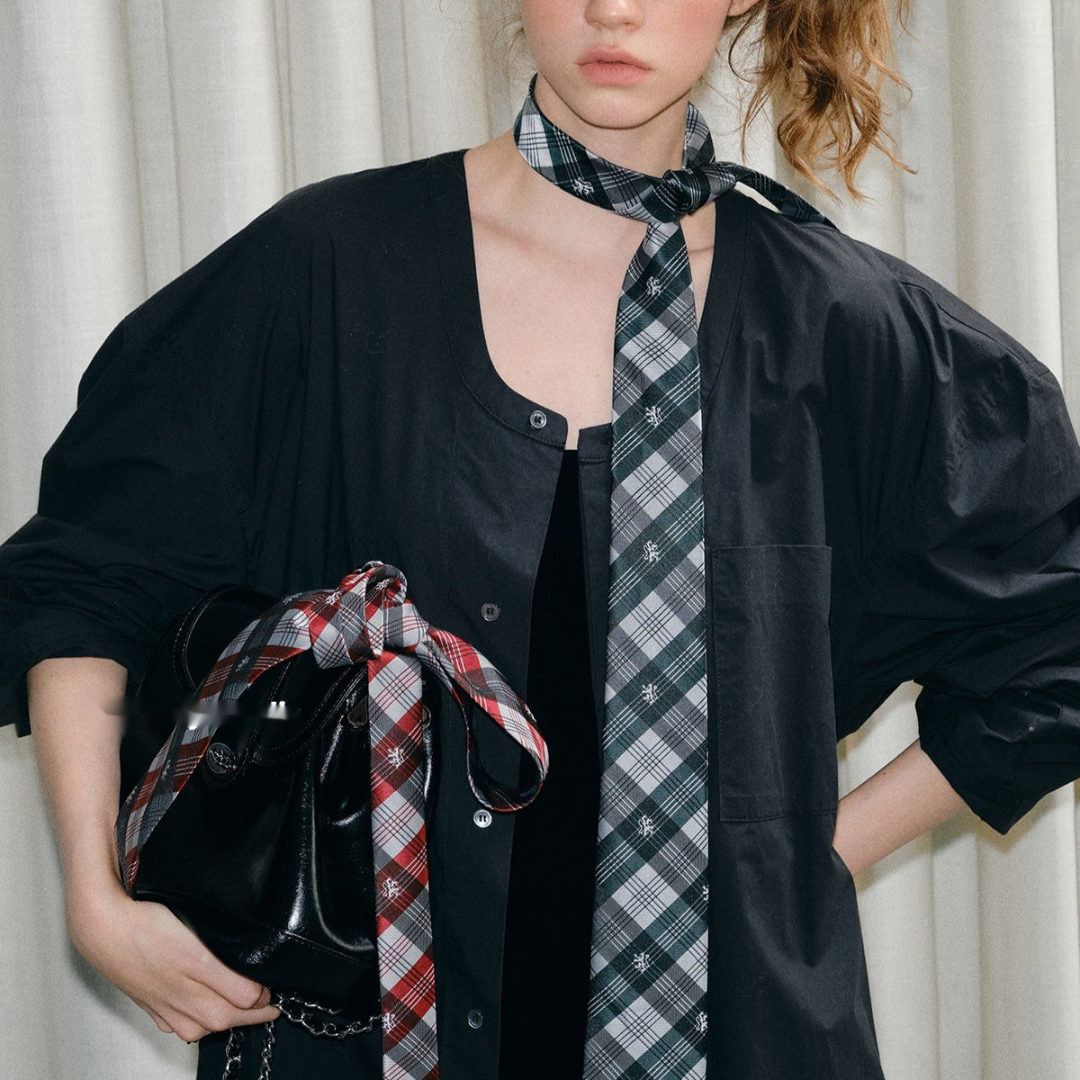 College-Style Tie Shirt