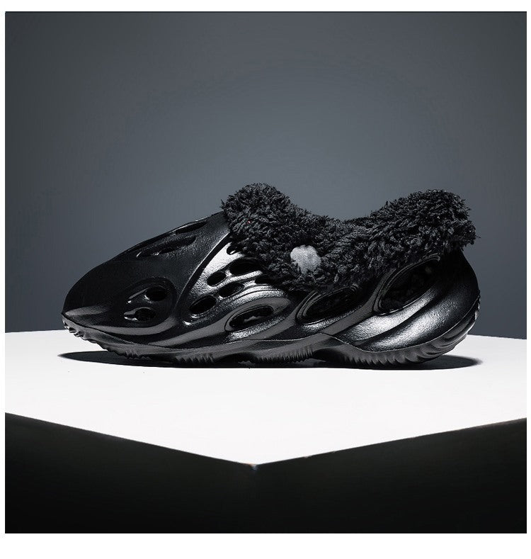 Kids Cotton Hole Shoes