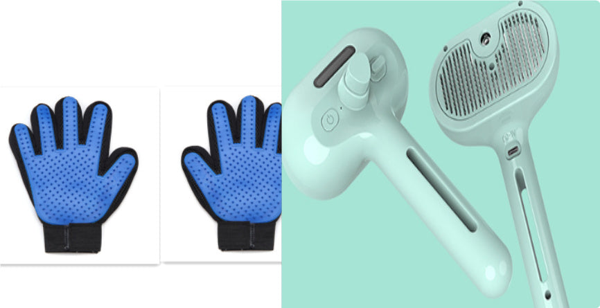 Self-Cleaning Pet Slicker Brush with Mister