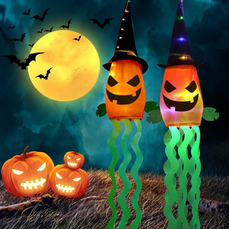 LED Halloween Skull & Bat Decor Lights
