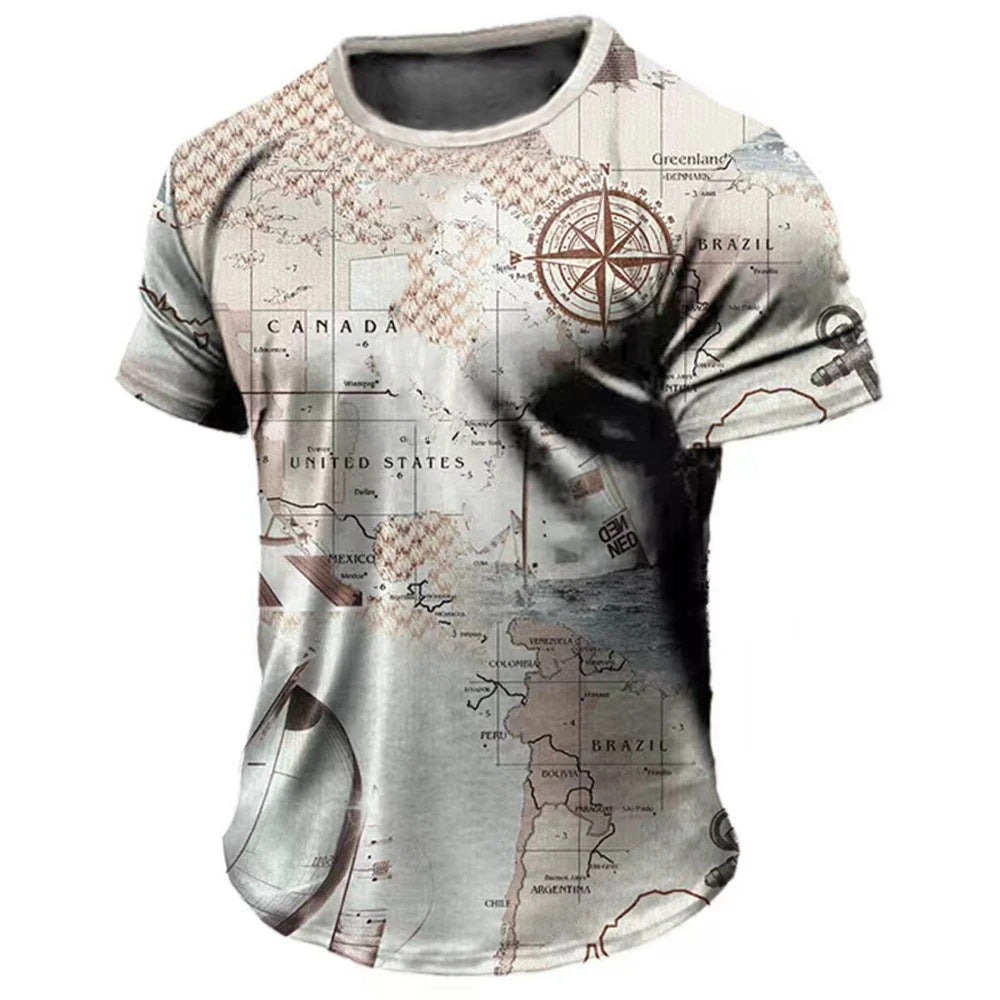 Men's Loose Crewneck Tee — Casual
