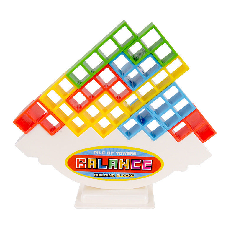 Family Tower Block Stacking Game