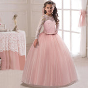 Kids' Long Flower Girl Dress