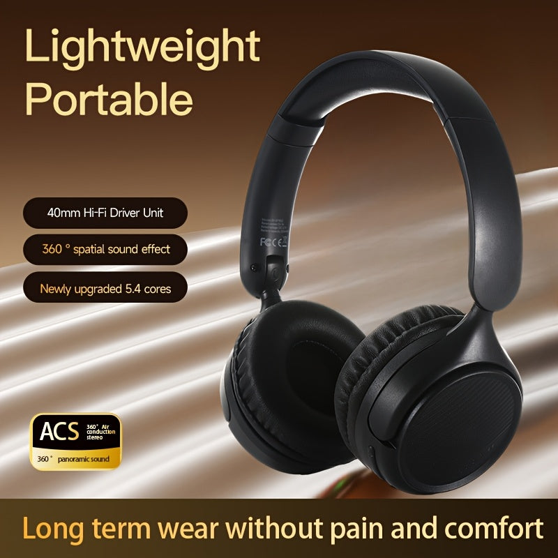 Retro Wireless Over-Ear Gaming Headphones