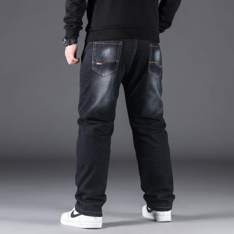 Men's Casual Straight Loose-Fit Pants
