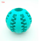 Pet Slow Feeder Dog Toy Cute Funny Rubber Dog Ball Toy