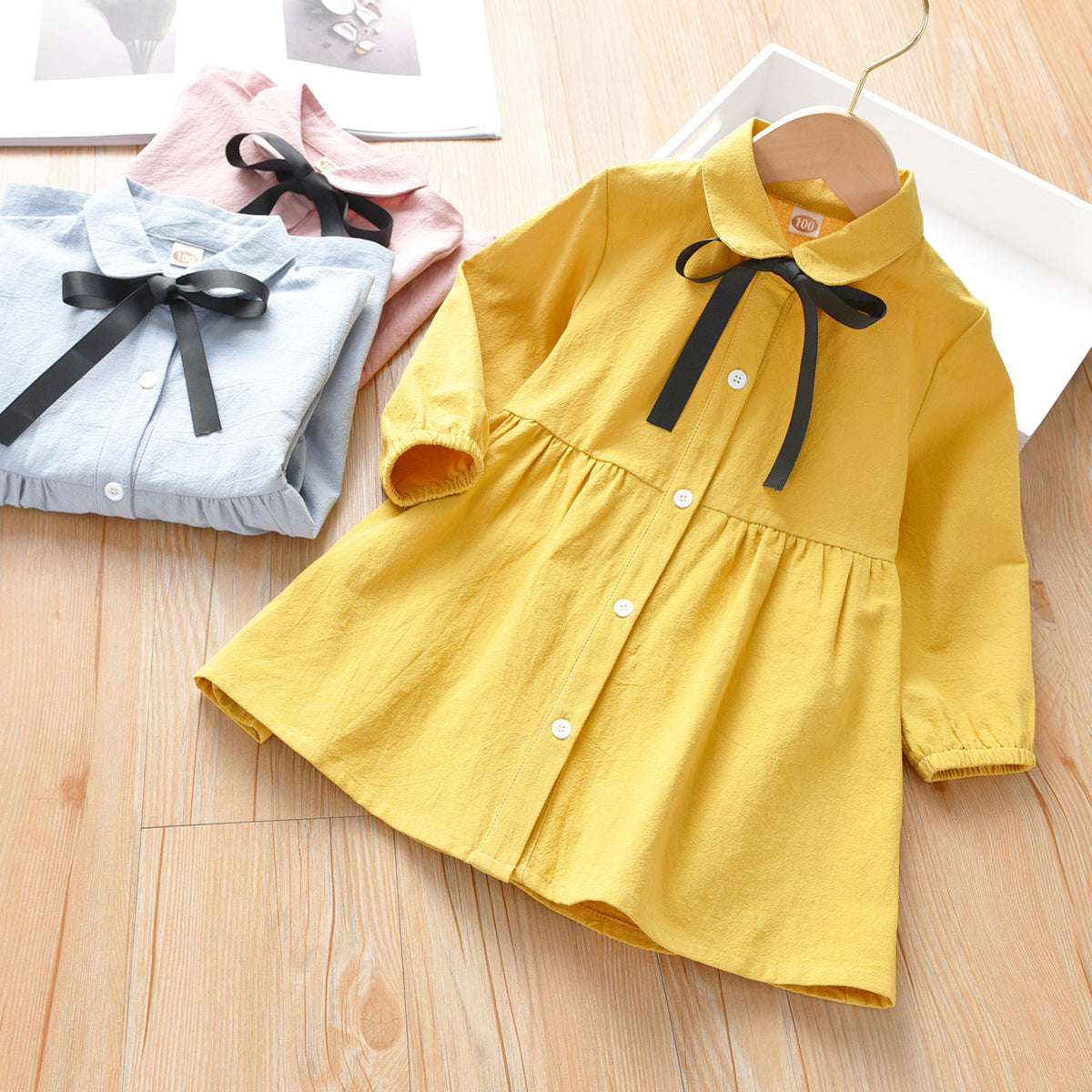 Western-Style Children's Shirt Dress