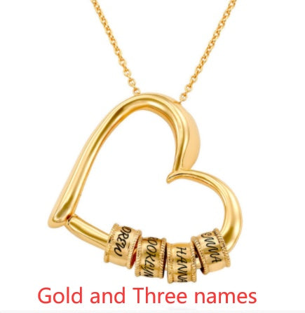 Personalized Heart Name Necklace