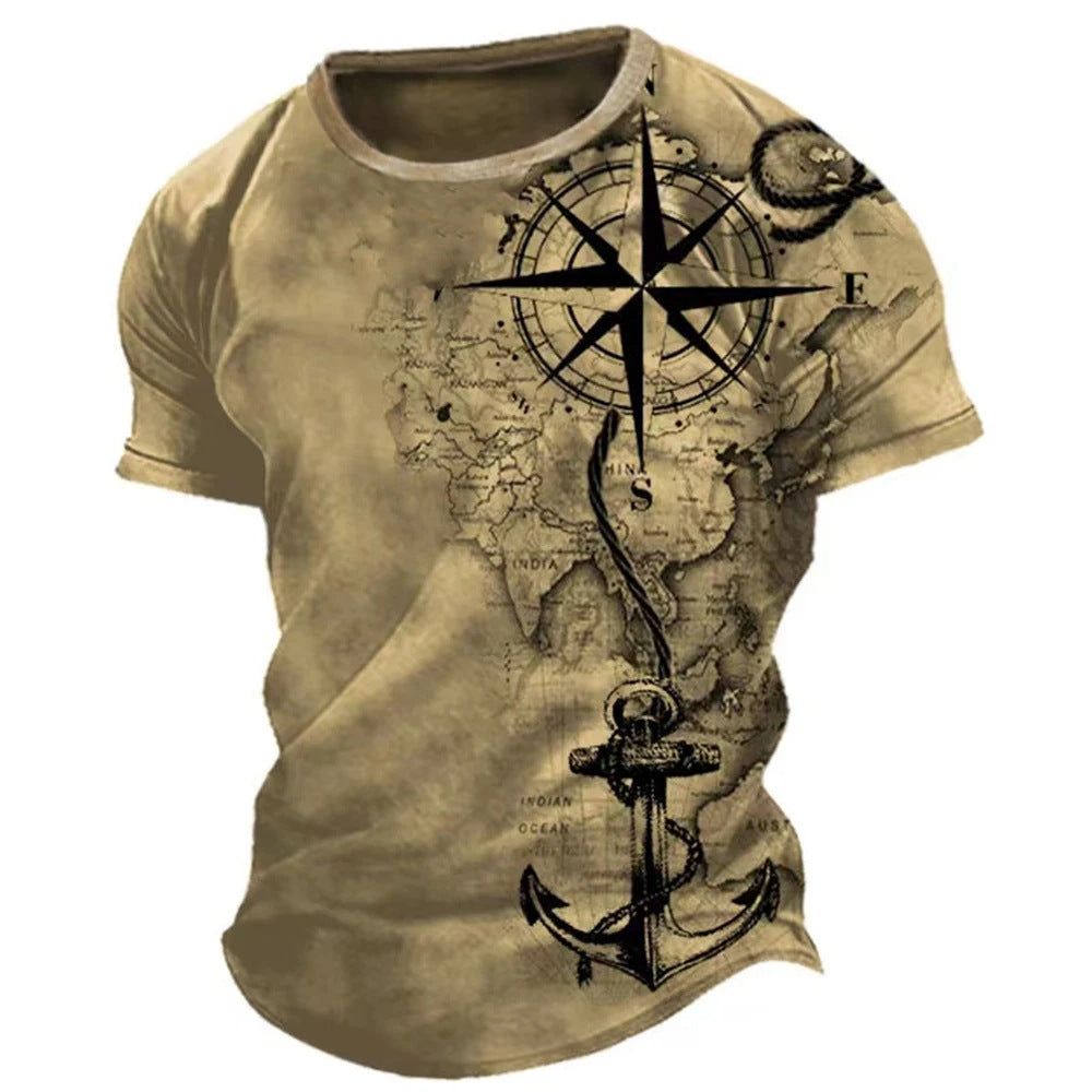 Men's Loose Crewneck Tee — Casual