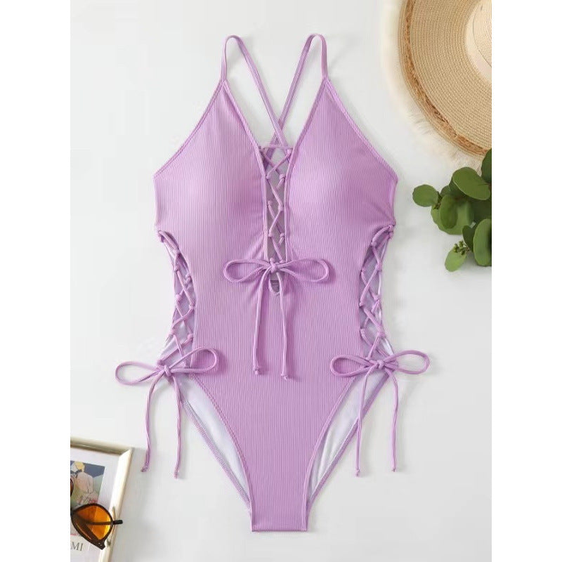 Sexy Backless One-Piece Swimsuit – Seamless Bikini Monokini