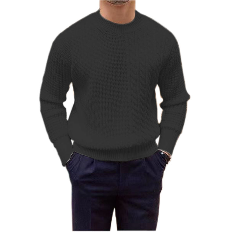 Men's Twisted Knit Cable Sweater