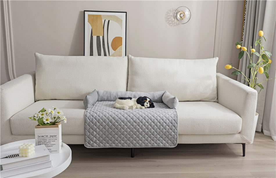Warm Cushioned Dog Sofa Bed