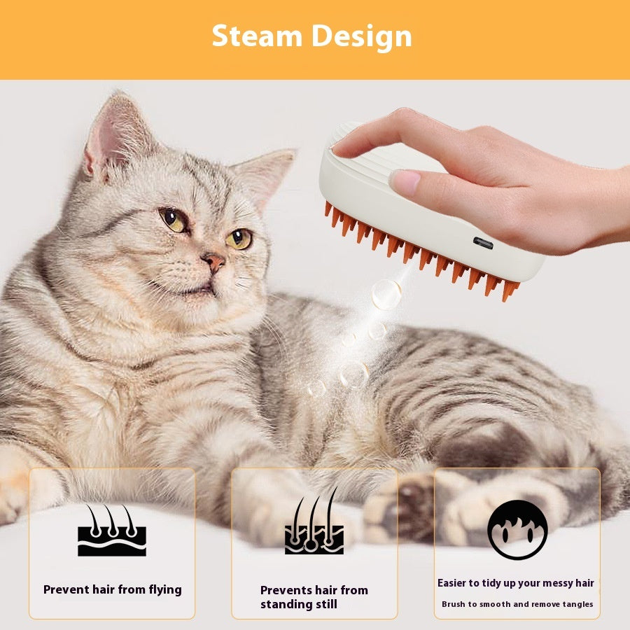 USB-Rechargeable Pet Steam Comb