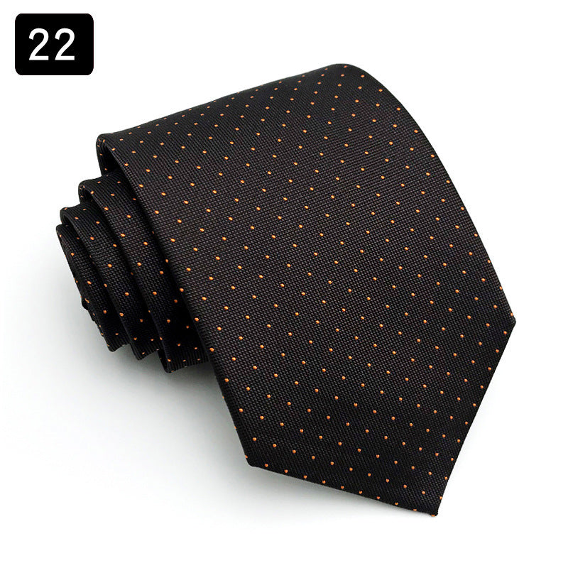 Men's Striped Business Necktie