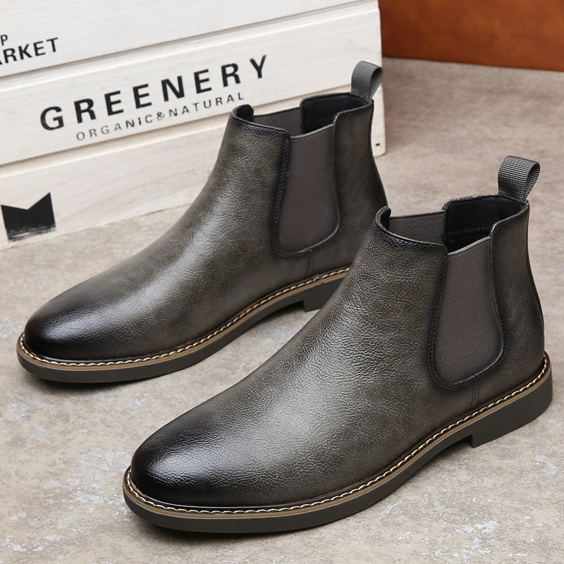 Men's Velvet-Lined Cotton Boots