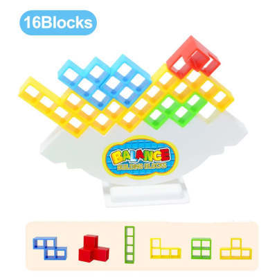 Family Tower Block Stacking Game
