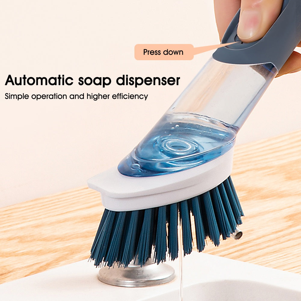 Long-Handle Dish Cleaning Brush