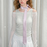 College Style Tie South Korea Design Tie Shirt