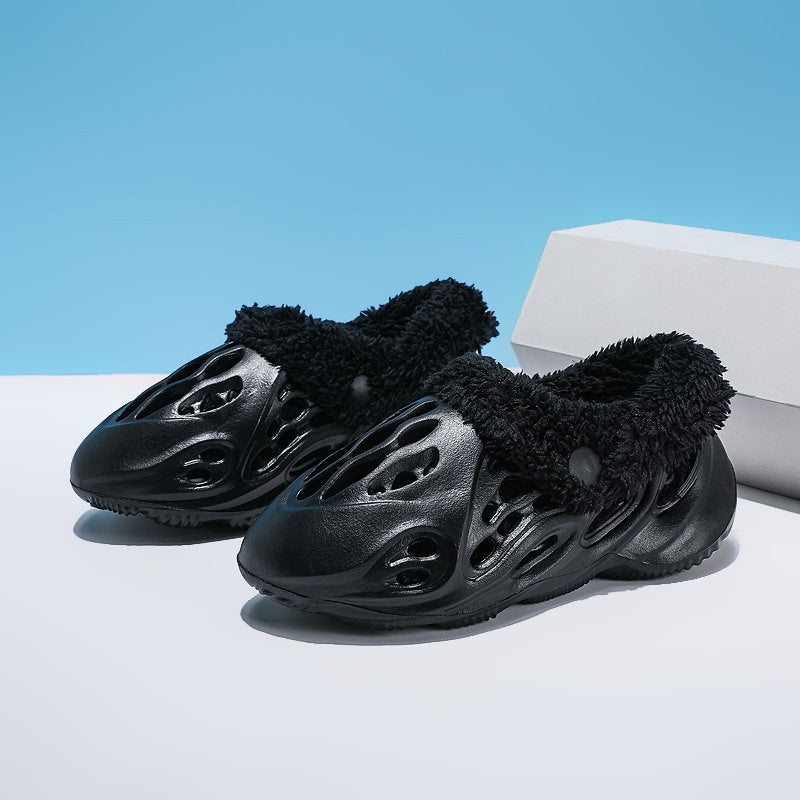 Kids Cotton Hole Shoes
