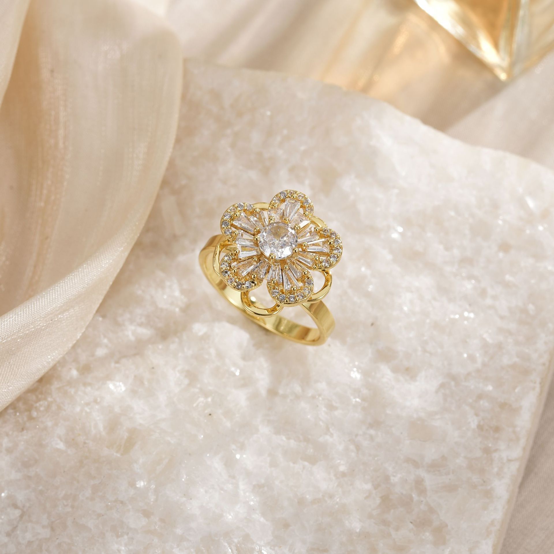 18K Gold-Plated Copper Ring
