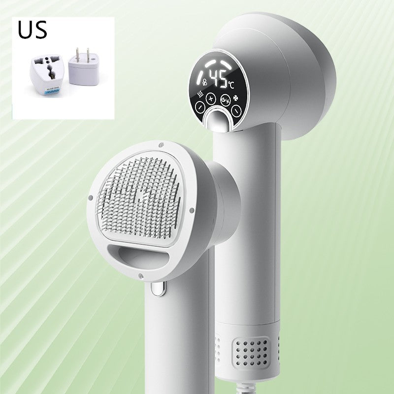 Silent Pet Hair Dryer & Comb