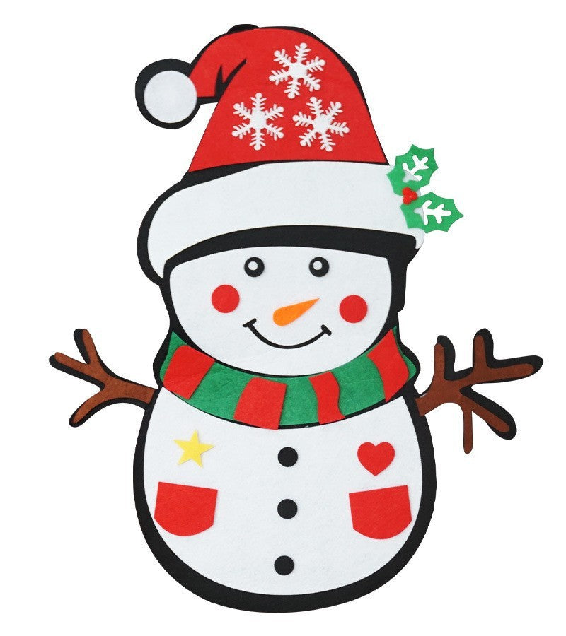 DIY Felt Christmas Tree with Decorations