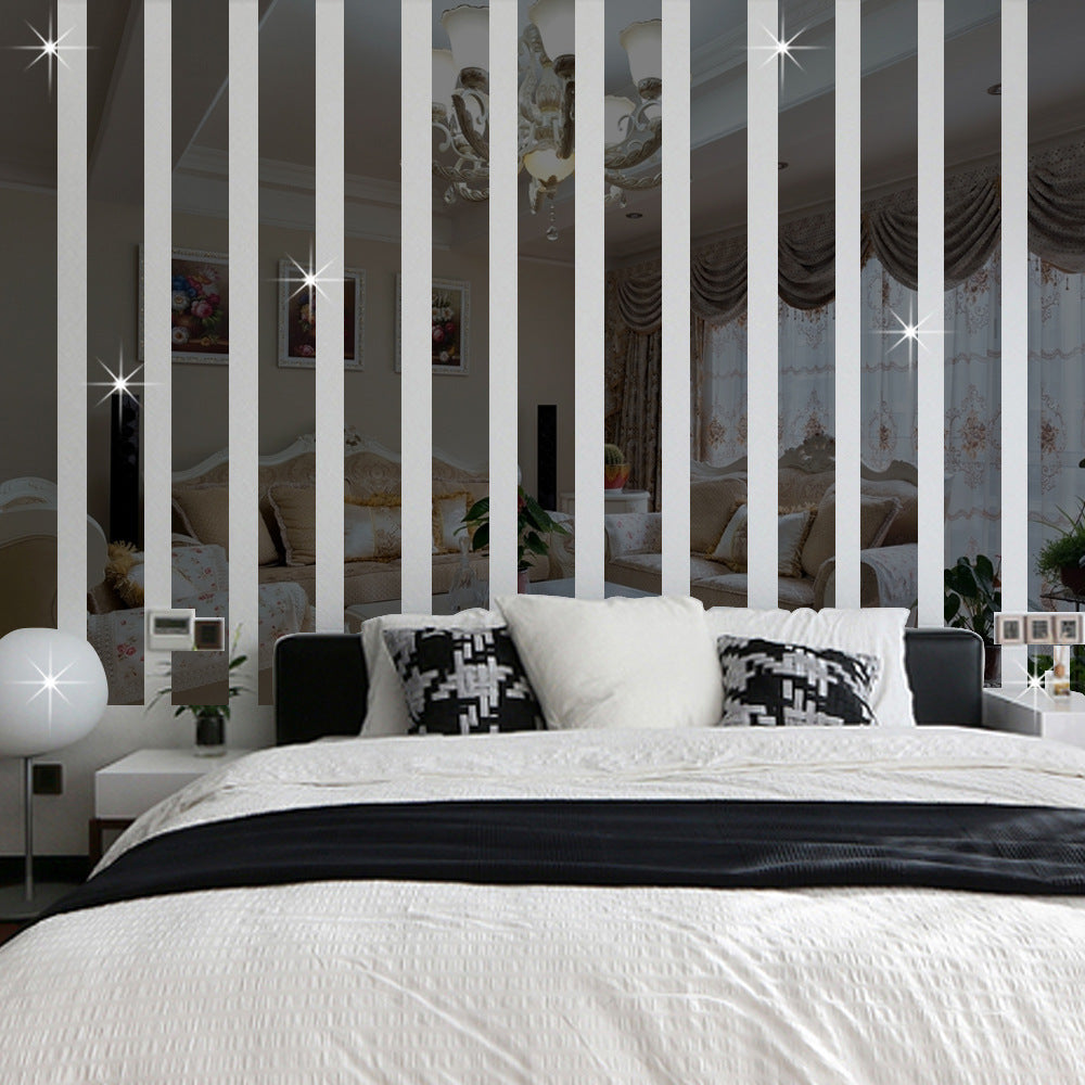 Striped Modern Mirror Wall Sticker