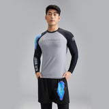 Men's Split Swimsuit Swim Trunks Protection UPF Surfing Suit