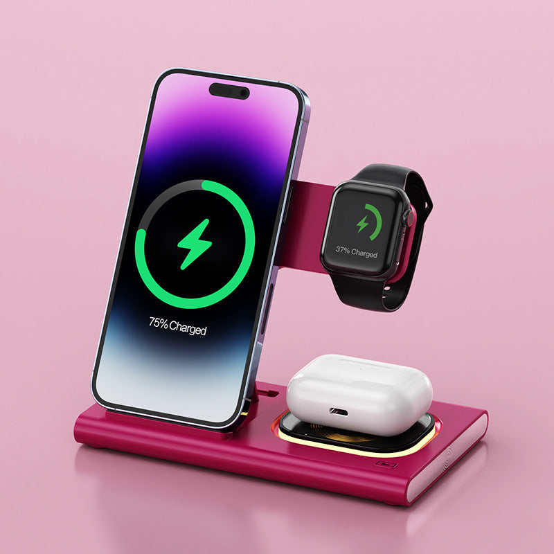 3-in-1 Magnetic Wireless Charging Night Light