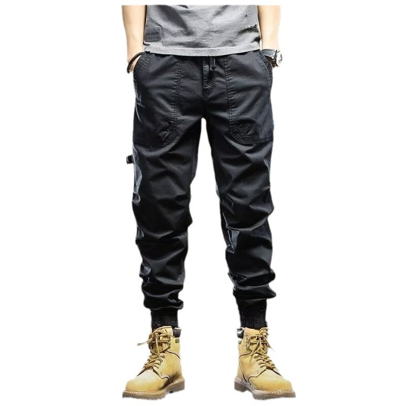 Loose Casual Ankle-Tied Jogger Pants