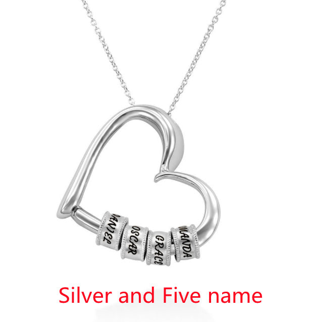 Personalized Heart Name Necklace