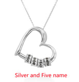 Personalized Heart Necklaces Women Jewelry Custom Name Necklaces & Pendants Mothers Day Gift