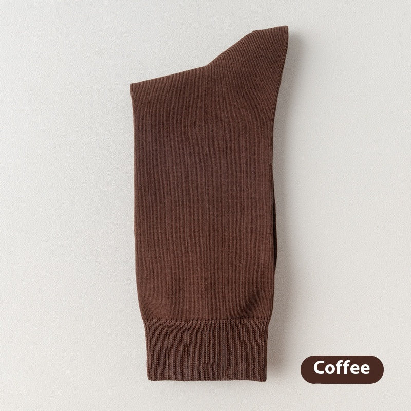 Cotton Mid-Calf Business Socks