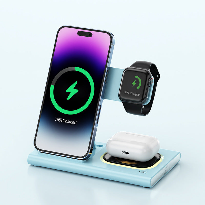 3-in-1 Magnetic Wireless Charging Night Light