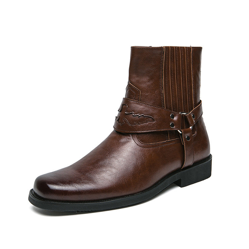Western-Style Men's Cowboy Boots